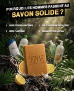 Pourquoi les hommes passent au savon solide : le savon Bay Rum HONAE face aux gels douche en flacon plastique